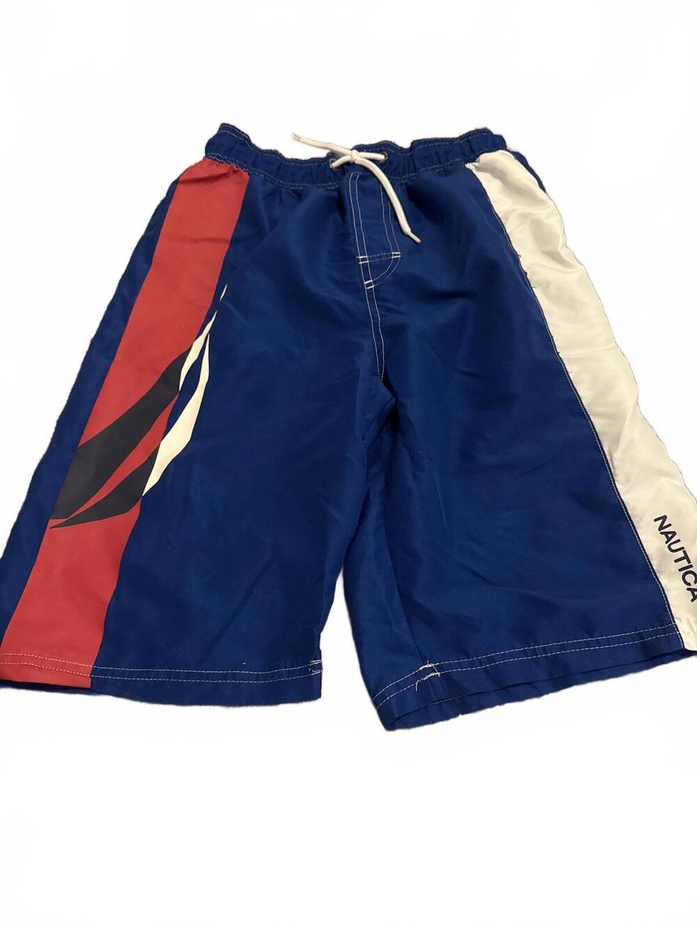 Nautica Boys Swim Trunks XL Colorblock Shorts
